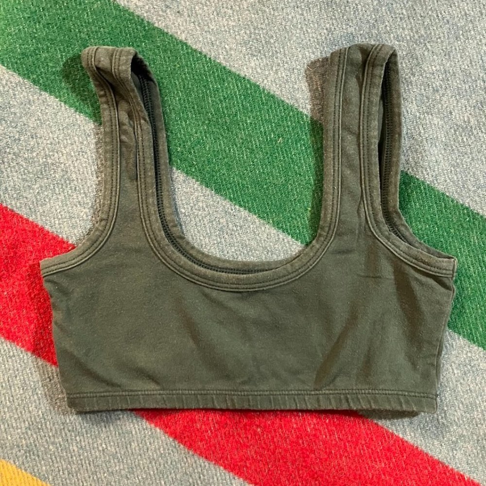 ARQ Wide Strap Bra - Green - Size Small (LISTING FOR SINGLE ITEM)